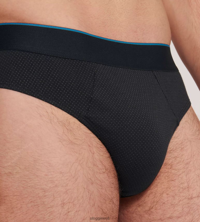 aluspesu sloggi mehed alati õhulised midi-püksikud 2Z6P64729 must kombinatsioon