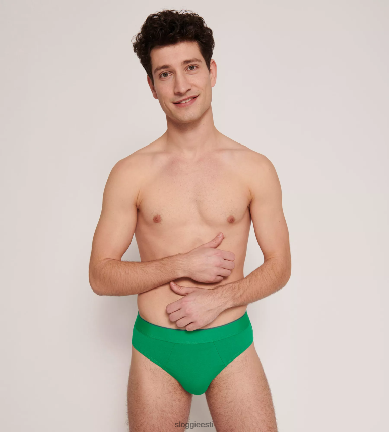 aluspesu sloggi mehed alati õhulised midi-püksikud 2Z6P64764 roheline - hele kombinatsioon