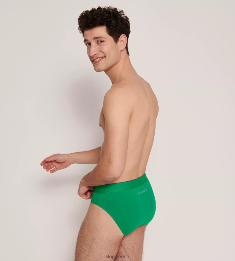 aluspesu sloggi mehed alati õhulised midi-püksikud 2Z6P64764 roheline - hele kombinatsioon