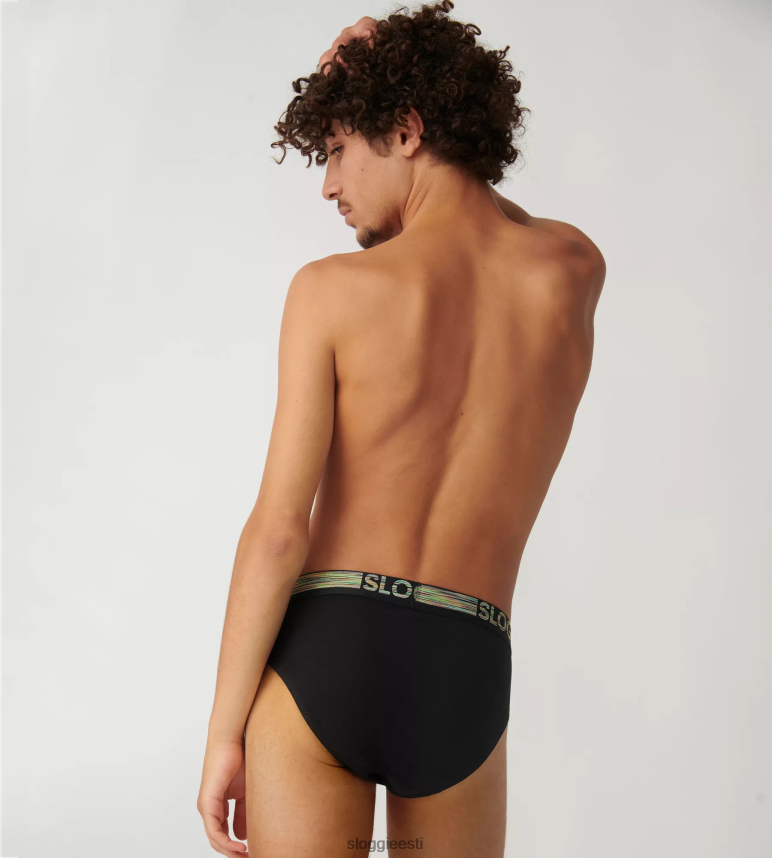 aluspesu sloggi mehed go abc natural midi püksid 2Z6P64826 sinine - tume kombinatsioon