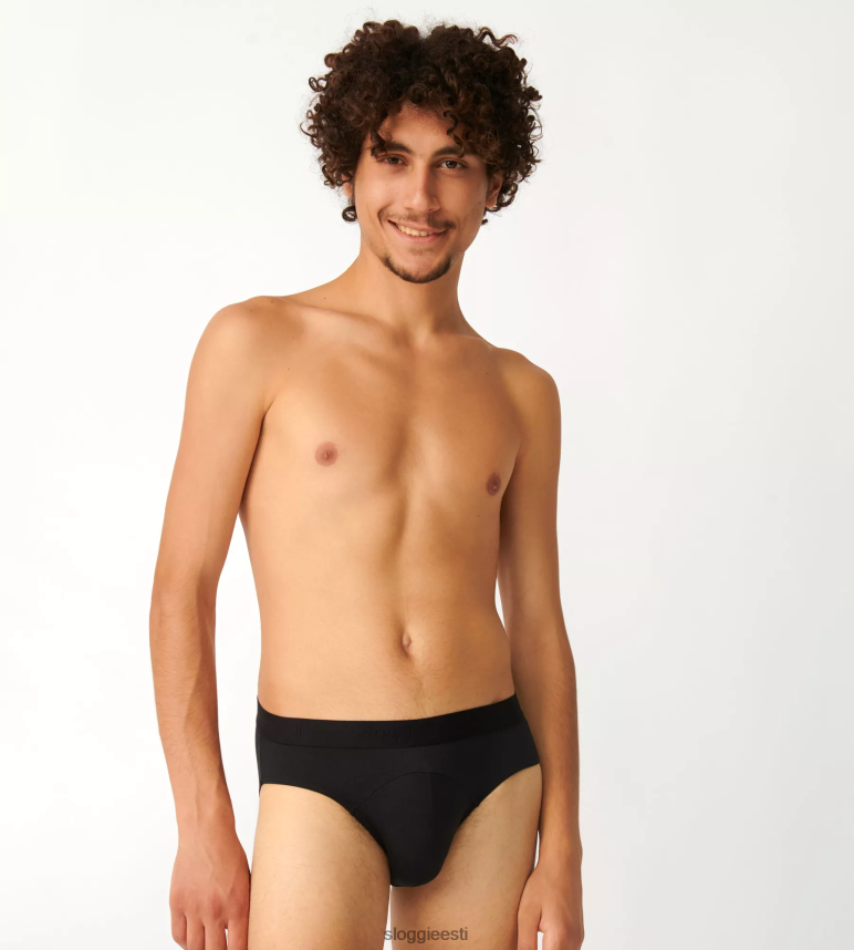 aluspesu sloggi mehed kunagi pehmed midi püksid 2Z6P64766 must