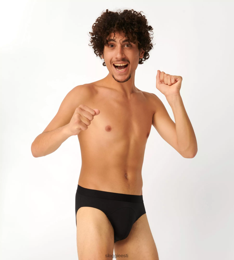 aluspesu sloggi mehed kunagi pehmed midi püksid 2Z6P64766 must