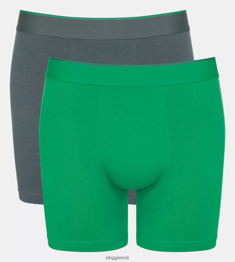 aluspesu sloggi mehed alati õhulised lühikesed püksid 2Z6P64740 roheline - hele kombinatsioon