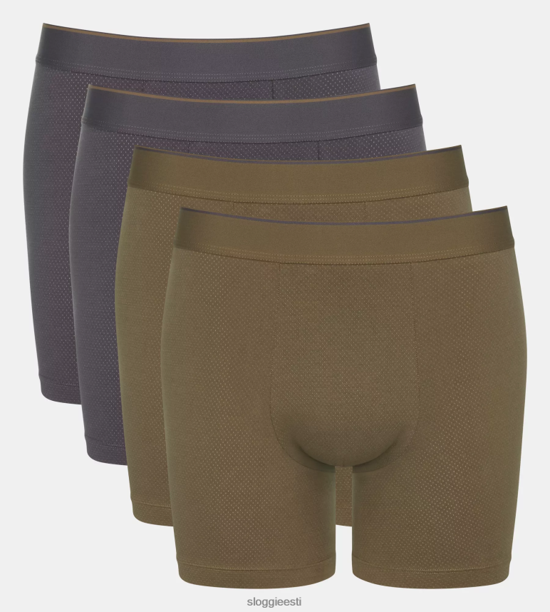 aluspesu sloggi mehed alati õhulised lühikesed püksid 2Z6P64774 halli kombinatsioon