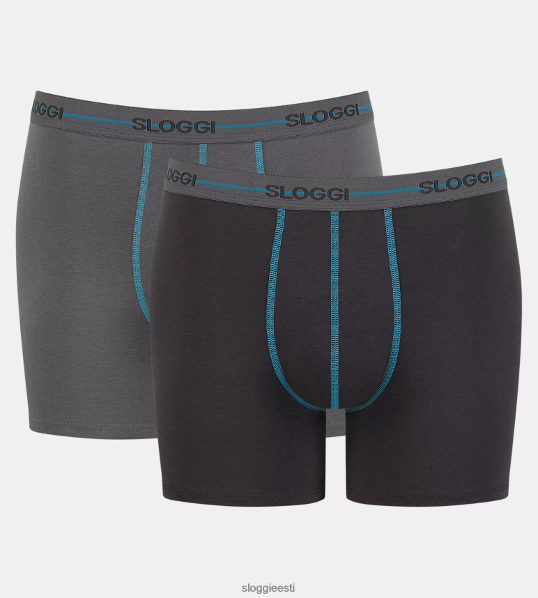 aluspesu sloggi mehed algus lühikesed püksid 2Z6P64742 pruun - hele kombinatsioon