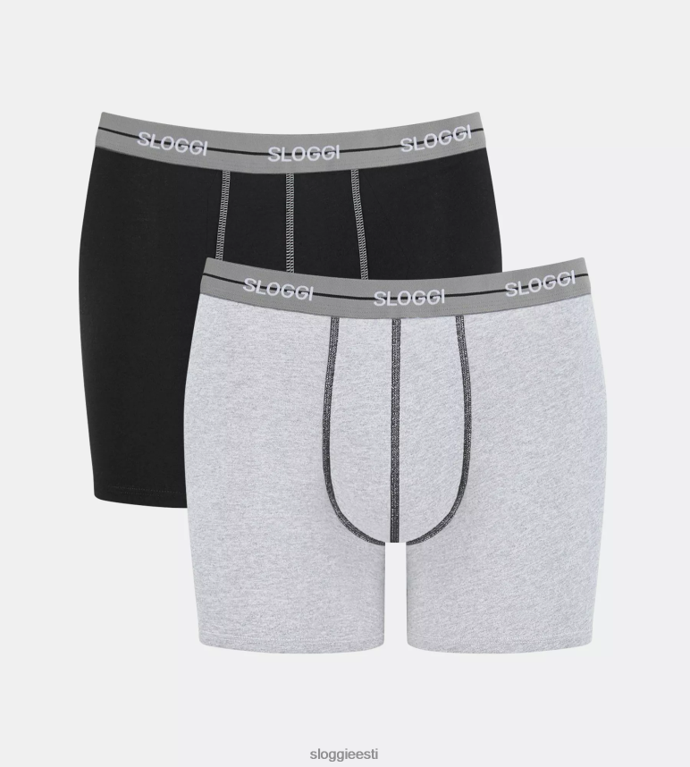 aluspesu sloggi mehed algus lühikesed püksid 2Z6P64877 halli kombinatsioon