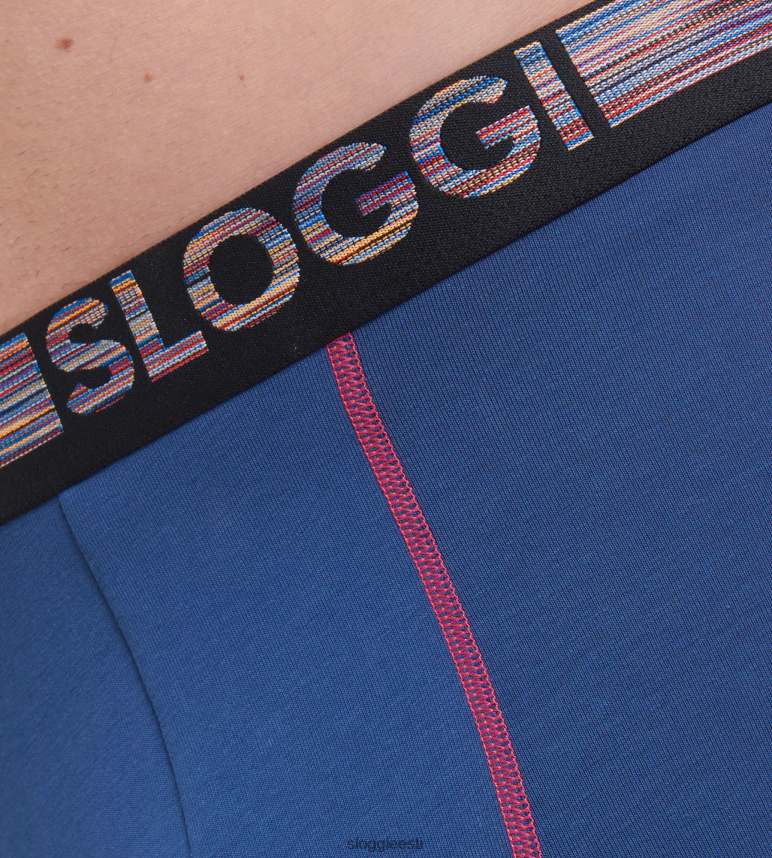 aluspesu sloggi mehed go abc natural lühikesed püksid 2Z6P64914 sinine - tume kombinatsioon