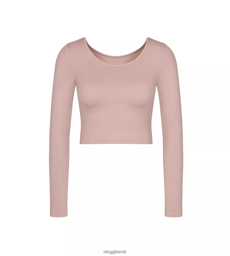 puhkeriided | sloggi naised kunagi infundeeritud aaloega pikkade varrukatega topp 2Z6P64422 udune lillakas