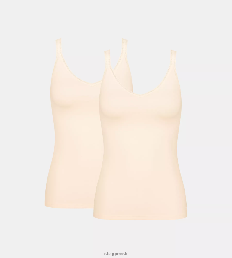 puhkeriided | sloggi naised mine top spagetid rihmadega 2Z6P64500 värske pulber