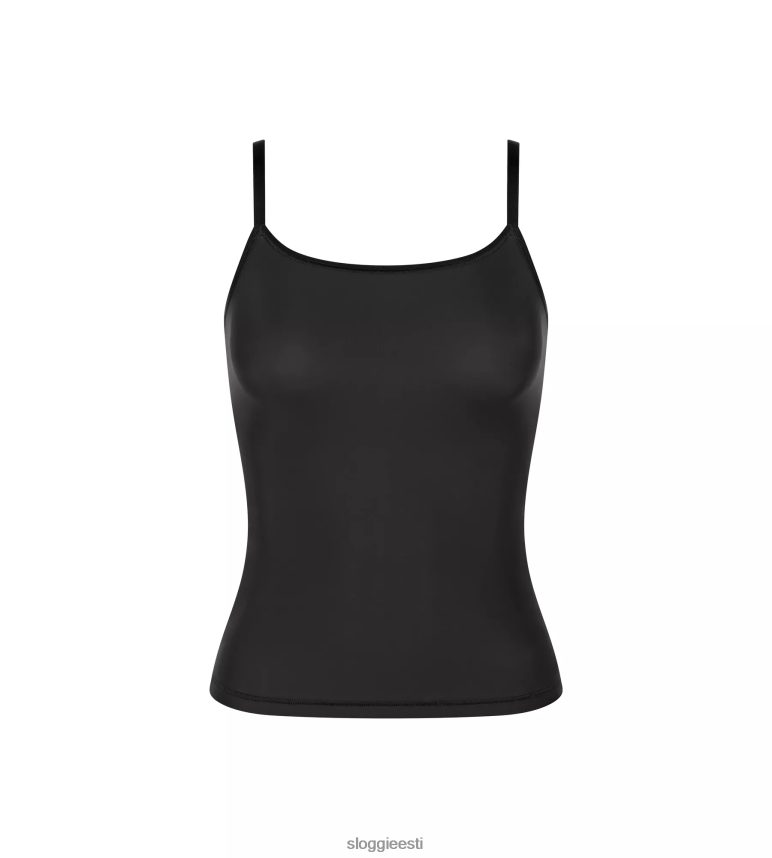 puhkeriided | sloggi naised soft adapt top spagetti rihmadega 2Z6P64289 must