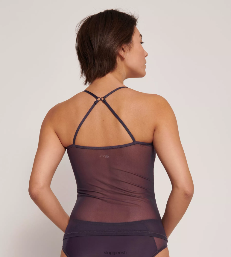 puhkeriided | sloggi naised soft adapt top spagetti rihmadega 2Z6P64438 mustikas