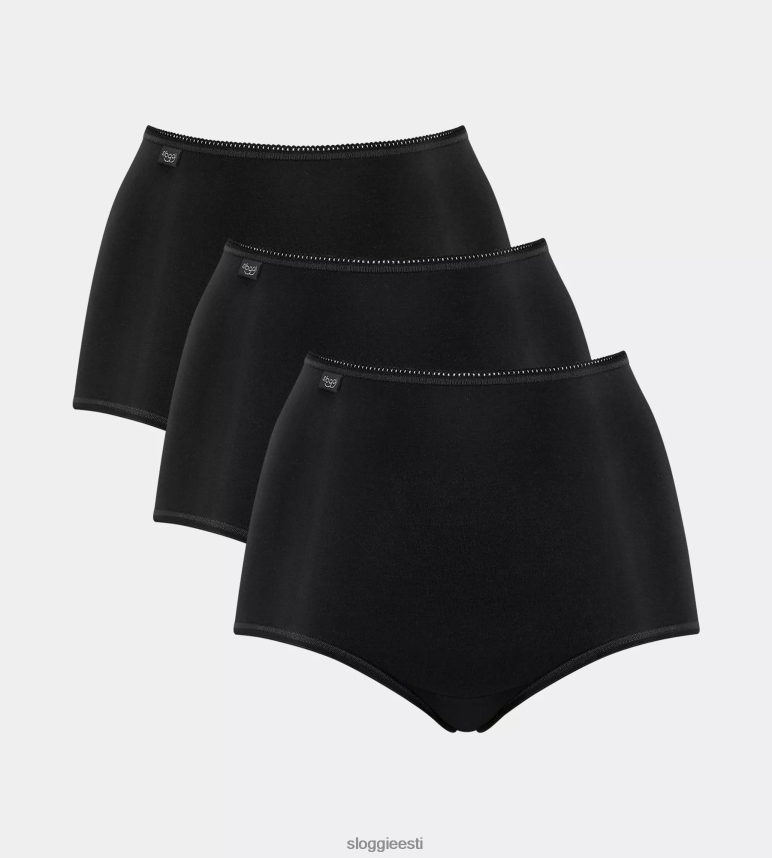 püksid | sloggi naised 24/7 mikrokiust maksipüksid 2Z6P64174 must
