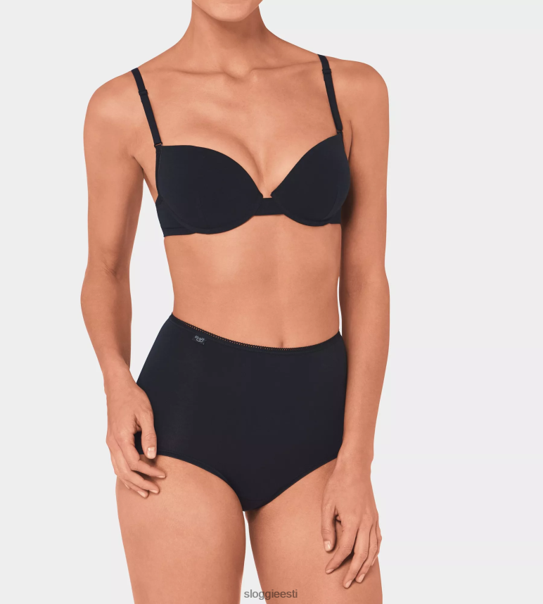 püksid | sloggi naised 24/7 puuvillased maksipüksid 2Z6P64380 must