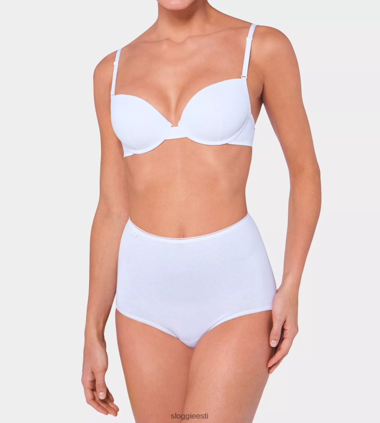 püksid | sloggi naised 24/7 puuvillased maksipüksid 2Z6P64388 valge