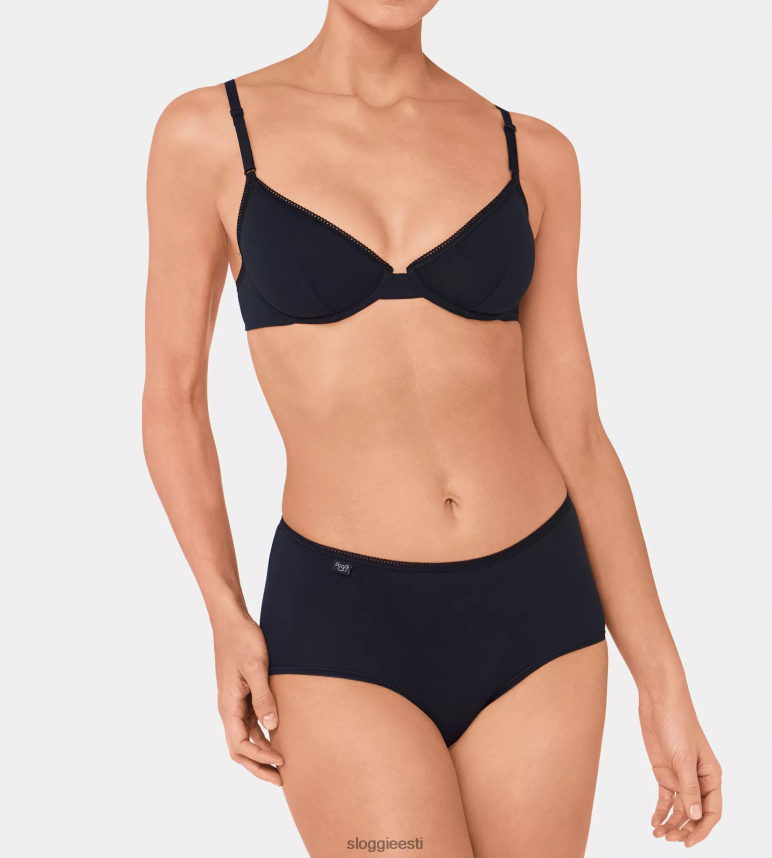 püksid | sloggi naised 24/7 puuvillased midipüksid 2Z6P64294 must