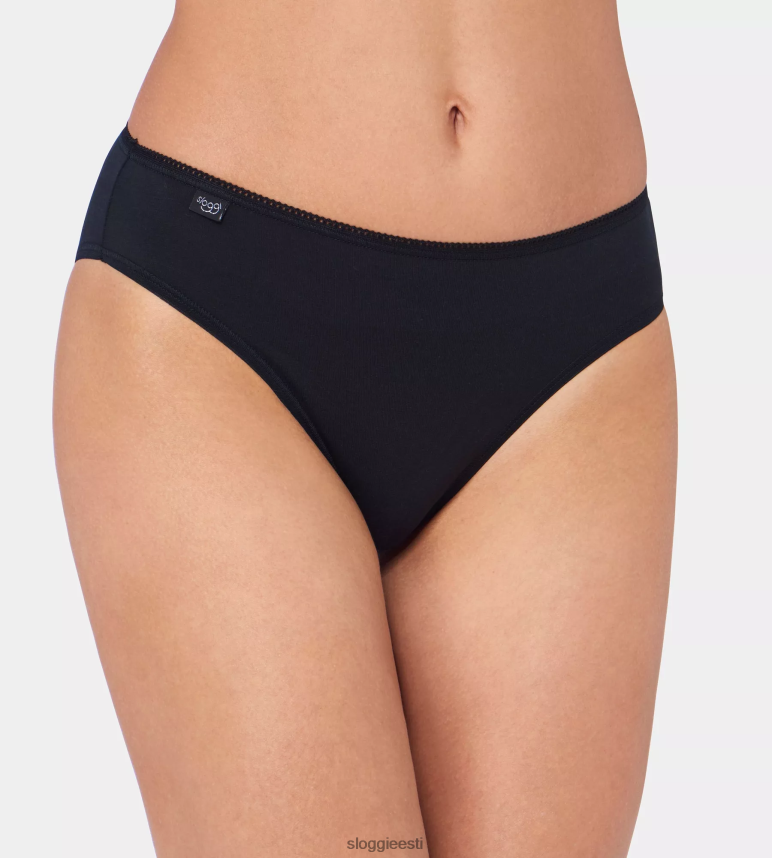 püksid | sloggi naised 24/7 puuvillased püksid 2Z6P64172 must