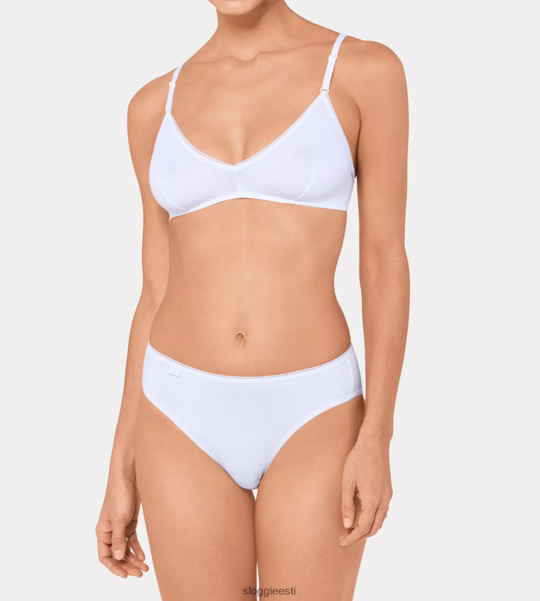 püksid | sloggi naised 24/7 puuvillased püksid 2Z6P64399 valge