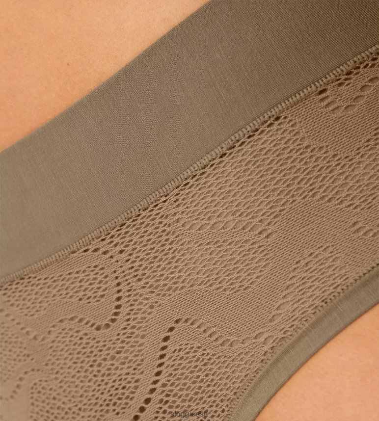 püksid | sloggi naised go allround pitsist midipüksid 2Z6P64565 plii hall