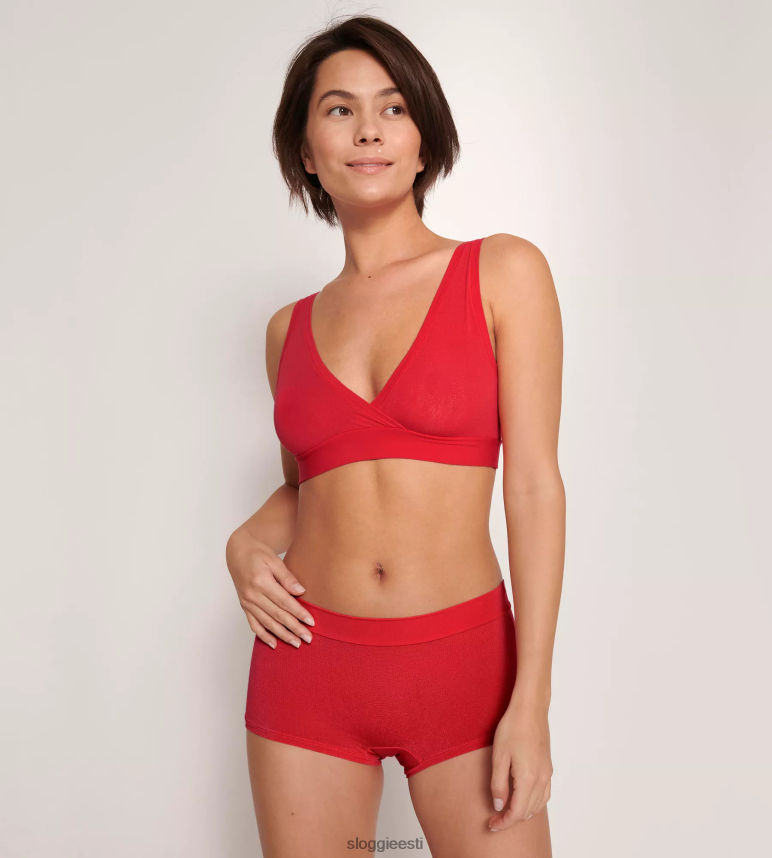 püksid | sloggi naised käia kõikjal lühikestes pükstes 2Z6P64562 punane - hele kombinatsioon