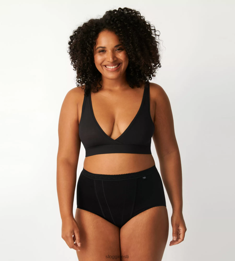 püksid | sloggi naised kontrolli maxi püksid 2Z6P6474 must