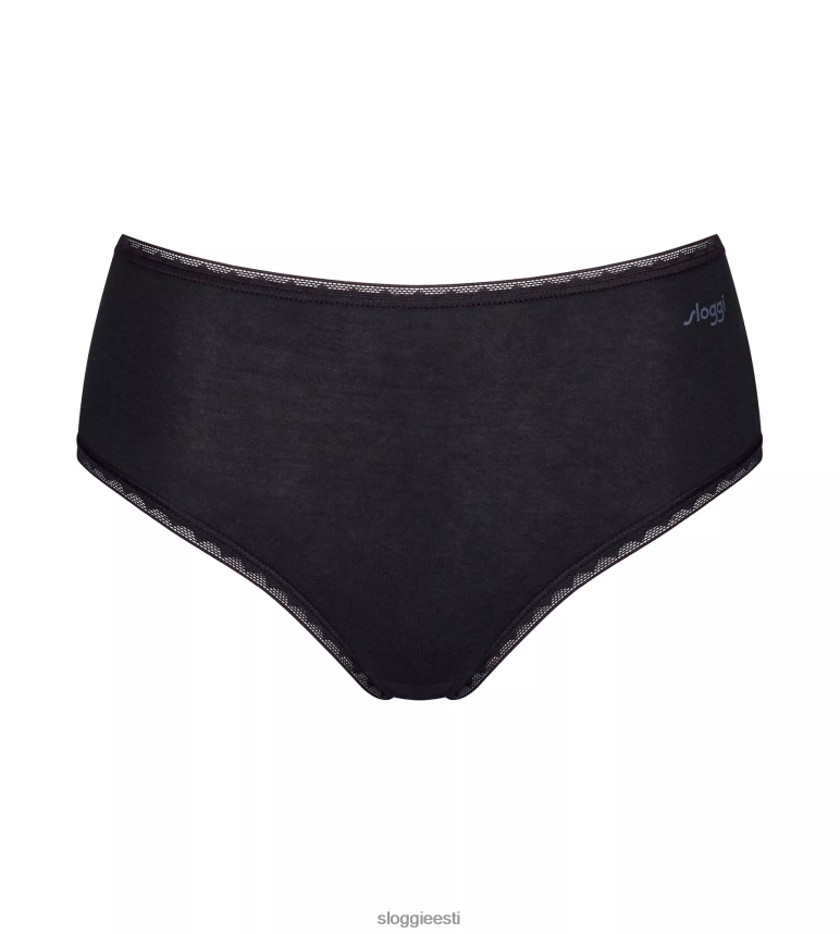 püksid | sloggi naised mine kõrge vöökohaga püksid 2Z6P64107 must