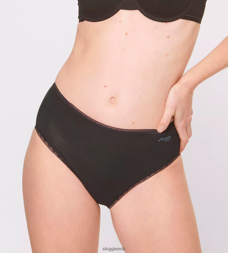 püksid | sloggi naised mine kõrge vöökohaga püksid 2Z6P64107 must