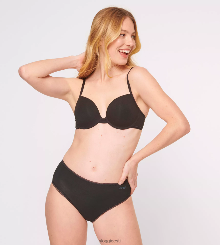 püksid | sloggi naised mine kõrge vöökohaga püksid 2Z6P64107 must