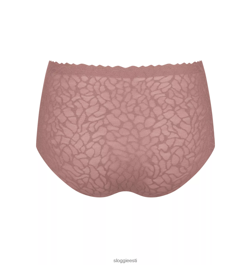 püksid | sloggi naised null-tunnetusega pitsist kõrge vöökohaga püksid 2Z6P64586 kakao