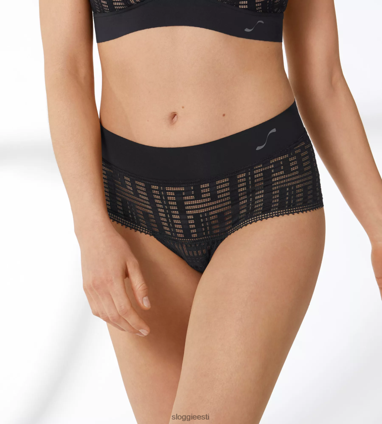 püksid | sloggi naised s seitse midi püksid 2Z6P64360 must