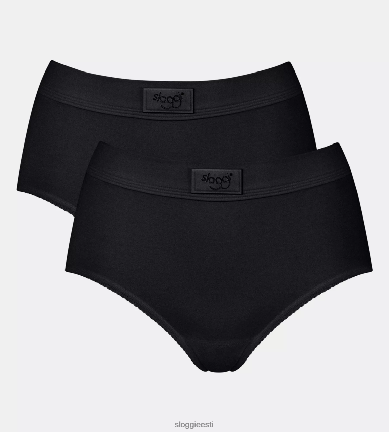 püksid | sloggi naised topeltmugavusega maksipüksid 2Z6P64274 must
