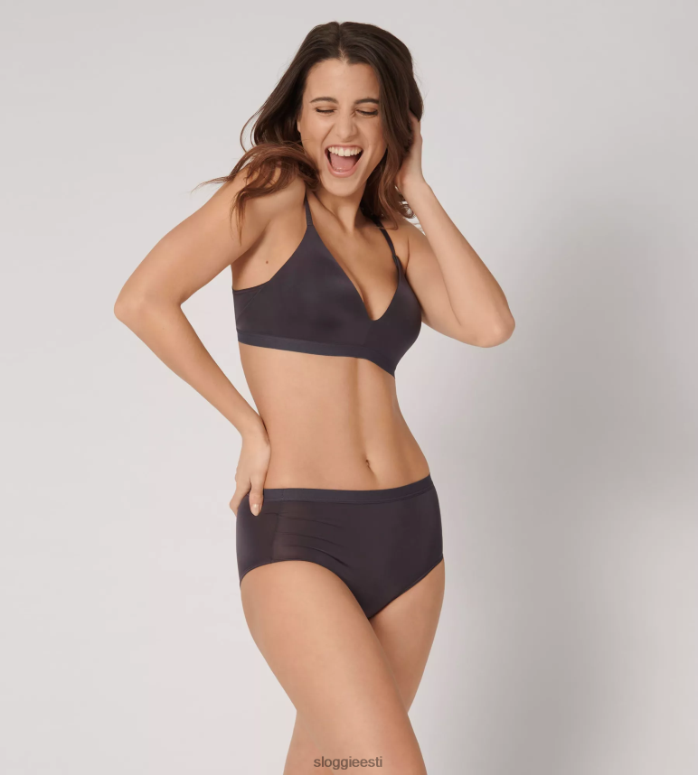 püksid | sloggi naised vau mugavad kõrge vöökohaga püksid 2Z6P64520 lillakas hall