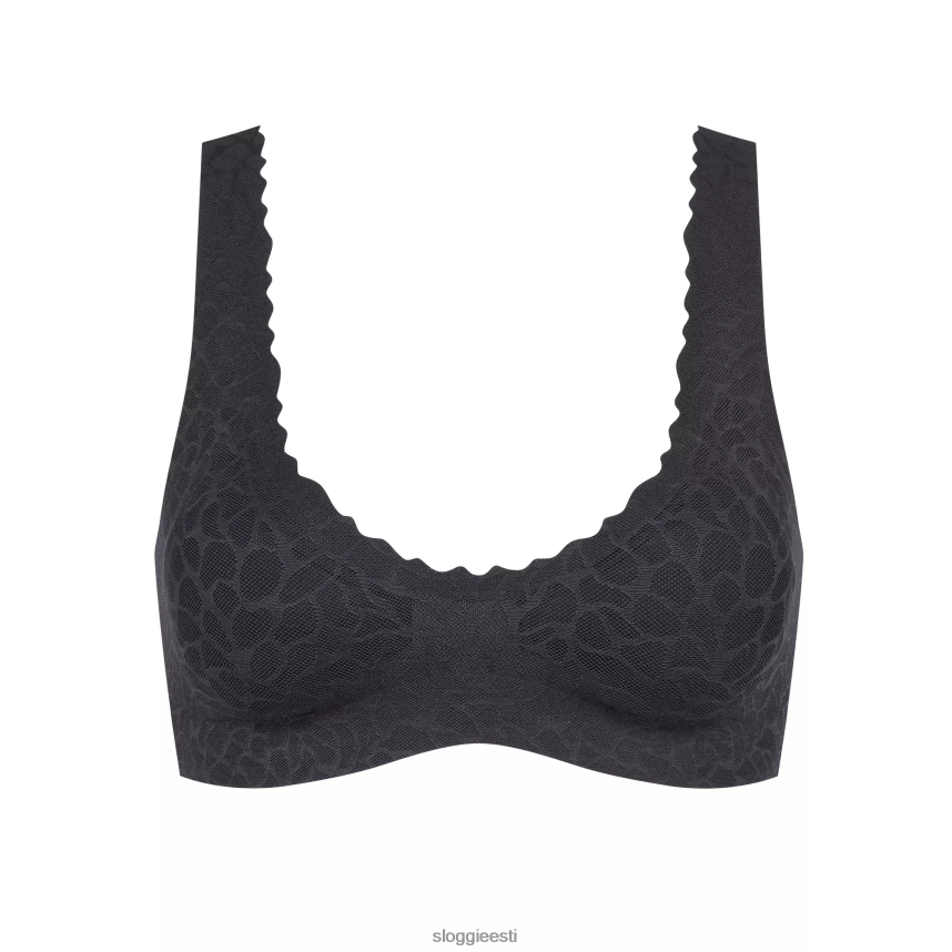 rinnahoidjad | sloggi naised null-tunne pitsiline bralette 2Z6P64320 must
