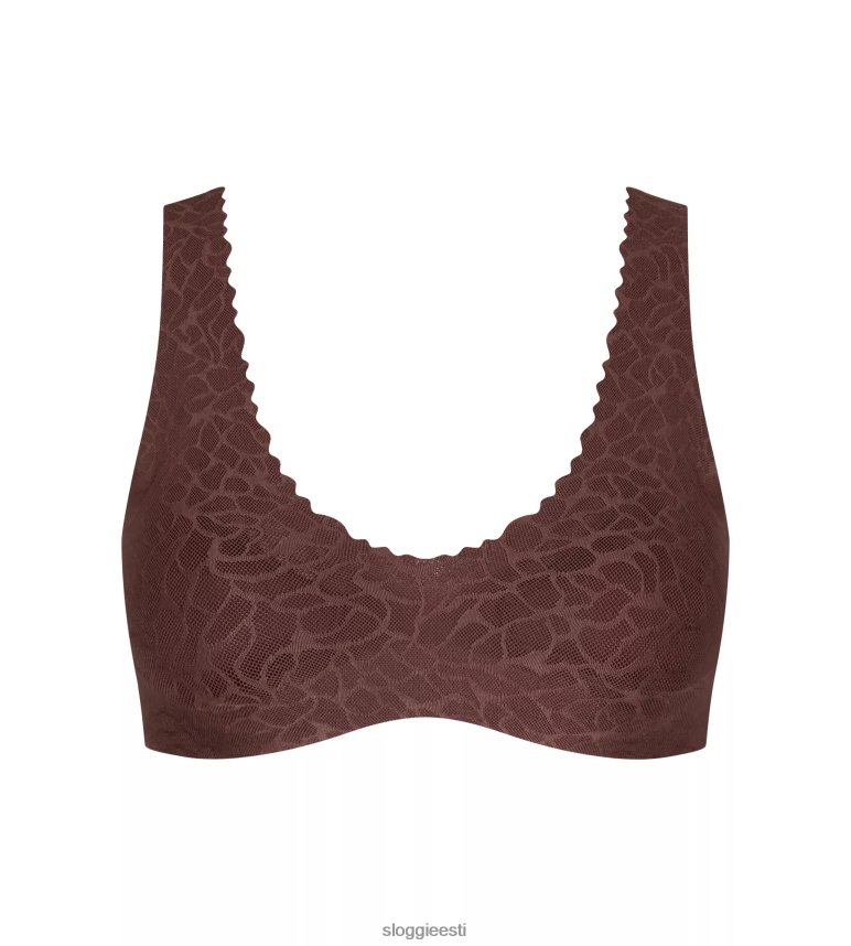 rinnahoidjad | sloggi naised null-tunne pitsiline bralette 2Z6P64542 eebenipuu pruun