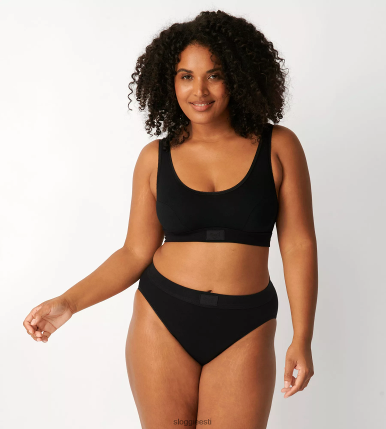 rinnahoidjad | sloggi naised topeltmugavus rinnahoidja-top 2Z6P64169 must