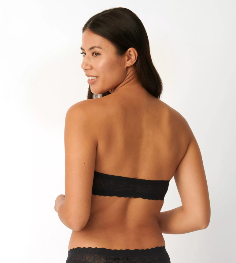 rinnahoidjad | sloggi naised null-tunnetusega pitsist bandeau rinnahoidja 2Z6P64655 must