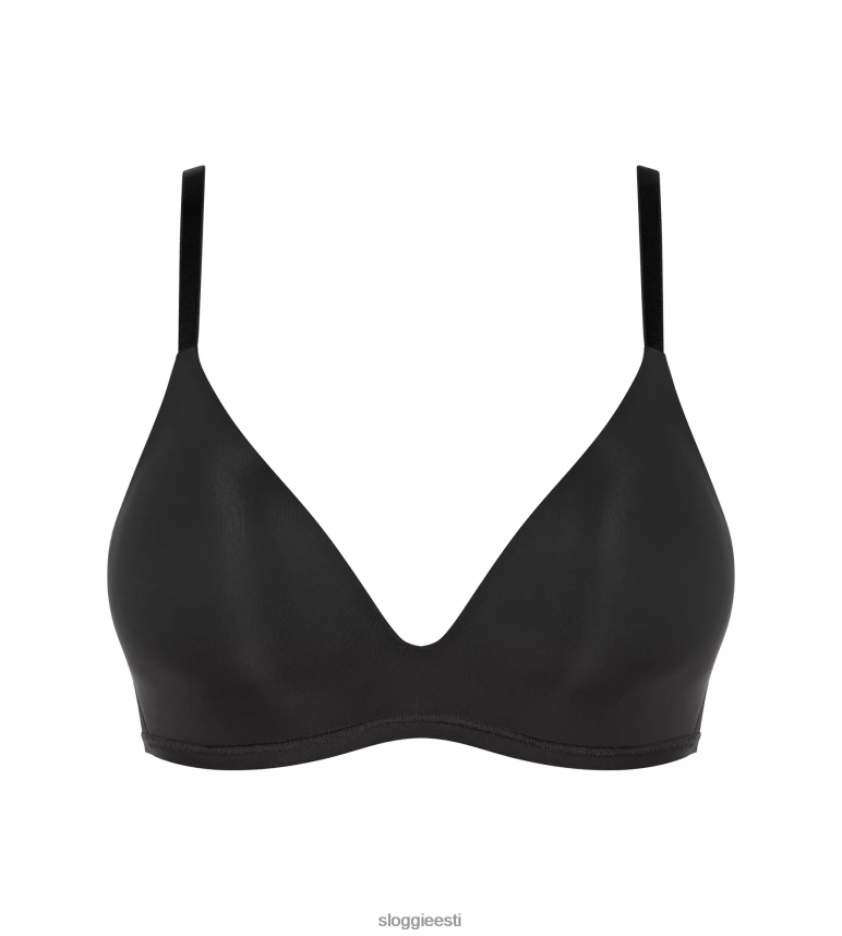 rinnahoidjad | sloggi naised soft adapt push-up rinnahoidja 2Z6P6471 must