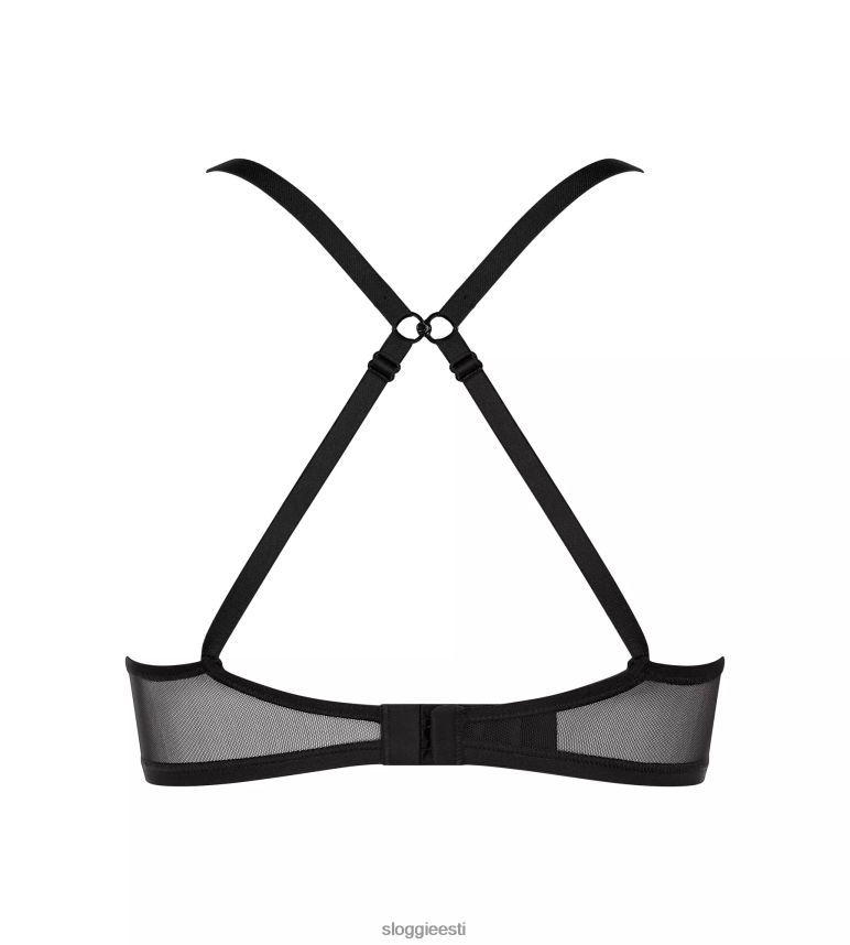 rinnahoidjad | sloggi naised soft adapt push-up rinnahoidja 2Z6P6471 must