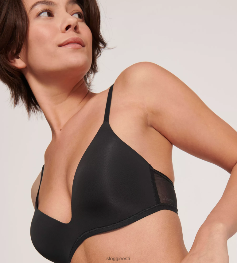 rinnahoidjad | sloggi naised soft adapt push-up rinnahoidja 2Z6P6471 must